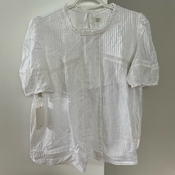 NWT Wilfred Wallflower Blouse in White - Picture 9 of 9